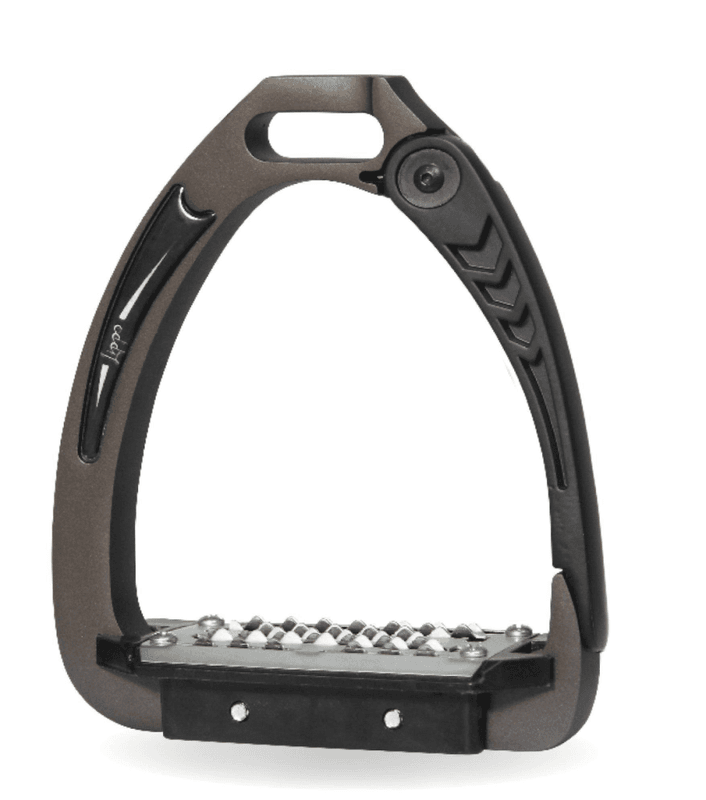 Lippo sikkerhetsstigbøyler Jr Chocolate Brun