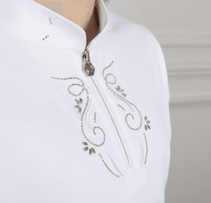 Coldstream Hermitage Diamante Stevneskjorte hvit